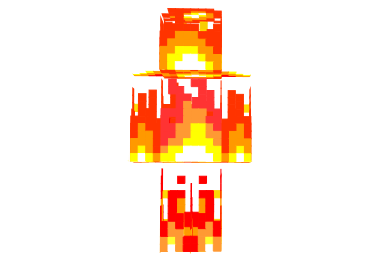 Fire Herobrine Skin Minecraft World Minecraft